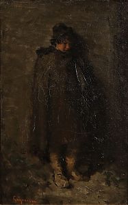 NICOLAE GRIGORESCU (1838 - 1907) A Boy from Vitre