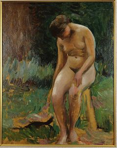 IPOLIT STRÂMBU(LESCU) (1871 - 1934) After bathing