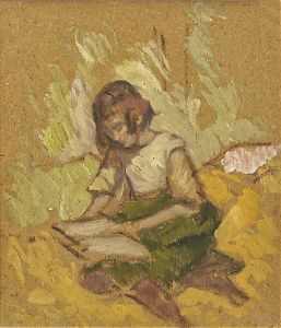 NICOLAE TONITZA (1886 - 1940) Young Girl Reading