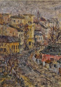LUCIAN GRIGORESCU (1894 - 1965) June 11th Street in Bucharest