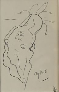 JEAN COCTEAU (1889 - 1963) Study for a Representation of Orpheus